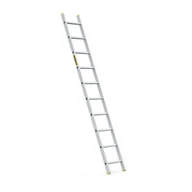 Drabiny - DRABEST Drabina przystawna aluminiowa 10 stopniowa PRO tłoczona 150 kg - miniaturka - grafika 1