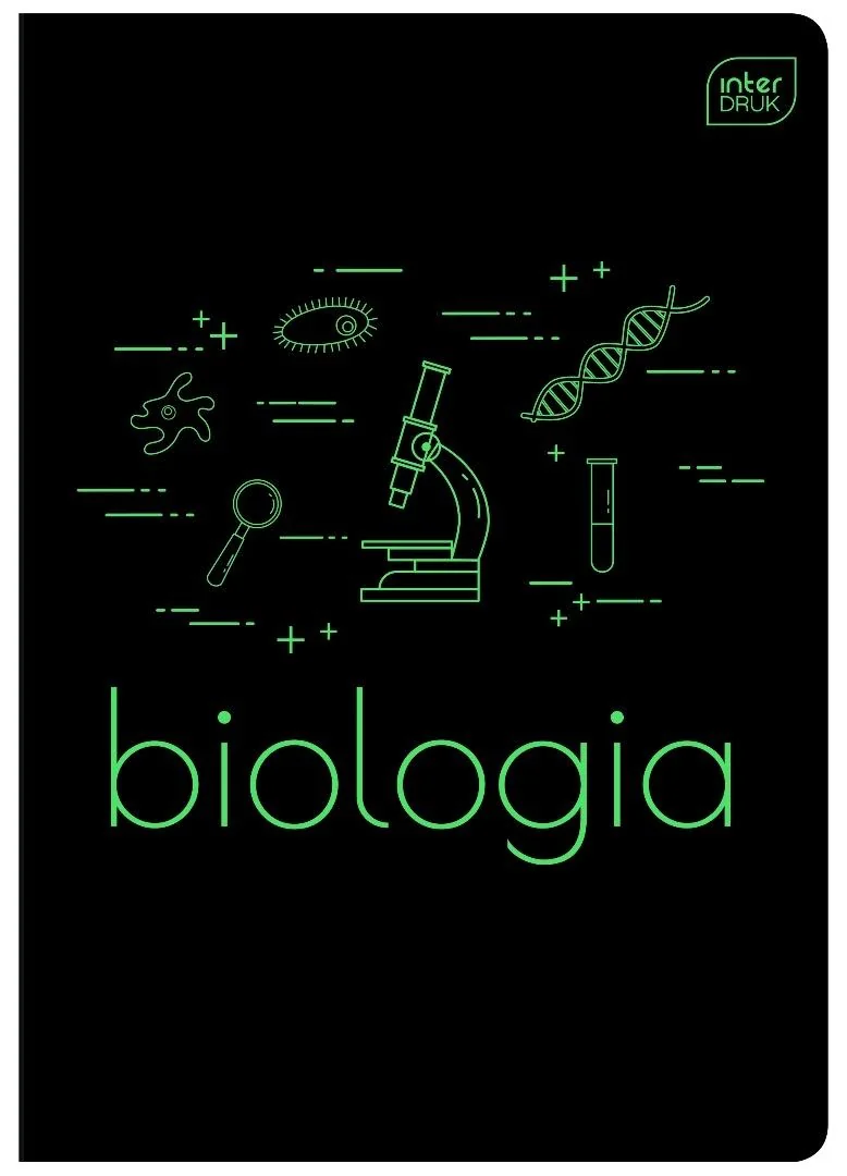 Zeszyt A5 60 kartek w kratkę Biologia 10 sztuk