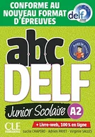Książki do nauki języka francuskiego - Cle international ABC DELF A2 junior scolaire książka + DVD + zawartość online Nowa formuła 2021 - miniaturka - grafika 1