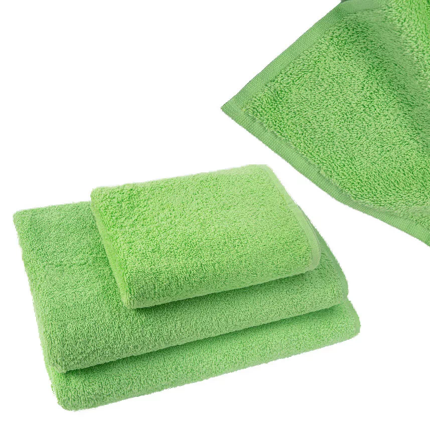 Bawełniany Ręcznik Frotte 70x140 cm kąpielowy, plażowy Simple zielony 400g/m2