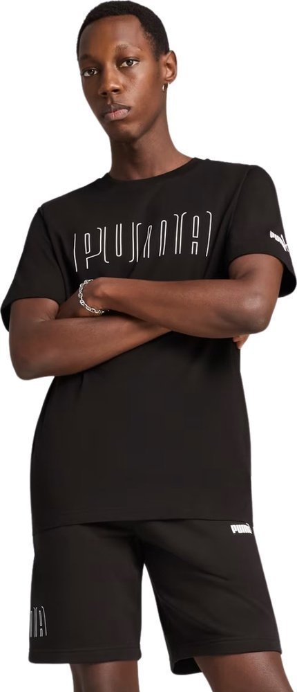 Koszulka męska Puma Sport Graphic Tee czarna 684617 01 L