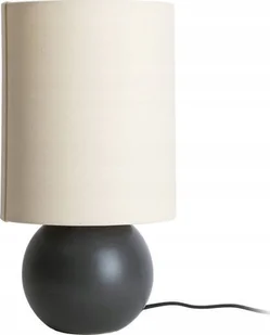 Lampa stołowa Leitmotiv Lampa stołowa ALMA, płócienny abażur, Ø 16 cm - Lampy stojące - miniaturka - grafika 1