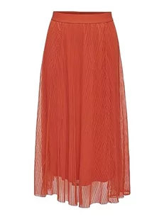 ONLY Onllavina Skirt JRS Noos spódnica damska, Tigerlily, L - Spódnice - miniaturka - grafika 1