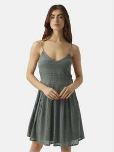 Vero Moda Sukienka letnia Honey 10220925 Zielony Regular Fit - Sukienki - miniaturka - grafika 1