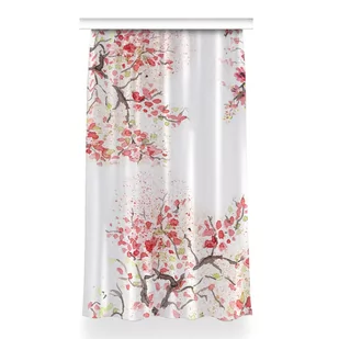 Zasłona z grafiką kolory Kwitnąca wiśnia 150x260, Fabricsy - Zasłony - miniaturka - grafika 1