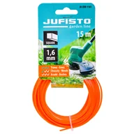 Akcesoria do kos i kosiarek - Żyłka Tnąca Do Kos I Podkaszarek 1,6 Mm 15 Mb Jufisto Ju-Zok-1161 Kwadrat - miniaturka - grafika 1