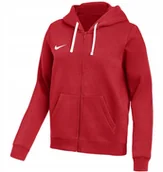 Bluzy damskie - Bluza damska Nike Park 26 Fleece Full-Zip Hoodie czerwona IB1230 657 2XL - miniaturka - grafika 1