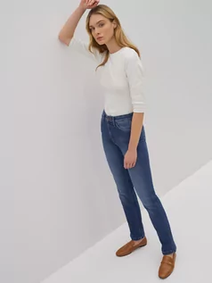 Spodnie damskie - Spodnie jeans damskie Winona 447 - grafika 1