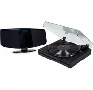 Zestawy stereo - Zestaw Stereo / Cyfrowa Mini Wieża z Gramofonem Thomson Tt350 & Mic400 - miniaturka - grafika 1