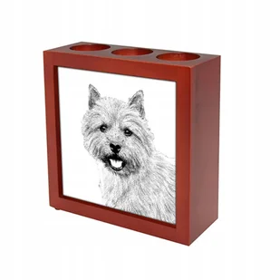 Norwich Terrier Stojak na długopisy, świecznik - Przyborniki na biurko - miniaturka - grafika 1
