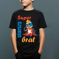 Koszulki dla chłopców - Super starszy brat - koszulka dziecięca - miniaturka - grafika 1