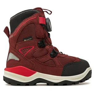 Śniegowce ECCO Snow Mountain 71029261049 Czerwony - Buty dla dziewczynek - miniaturka - grafika 1