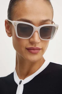 Jimmy Choo okulary przeciwsłoneczne damskie kolor beżowy 0JC5012 - Okulary przeciwsłoneczne - miniaturka - grafika 1