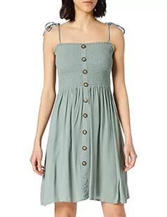 ONLY Damska sukienka Onlannika S/L Smock Dress WVN Noos, czarny, 34 PL - Sukienki - miniaturka - grafika 1