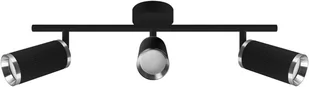 Lampa potrójna czarna sufitowa FRIDA 3xGU10 - Lampy sufitowe - miniaturka - grafika 1