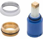 Akcesoria do armatury i ceramiki - CERSANIT Głowica baterii umywalkowej ELIO z pierścieniem S951-075 - miniaturka - grafika 1