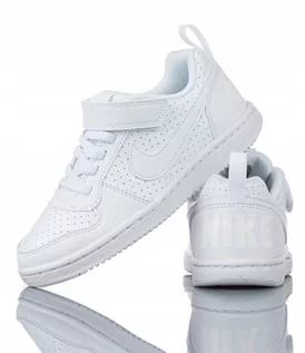 Buty dla dziewczynek - Buty Dziecięce Nike Court Borough Białe New R-27,5 - grafika 1