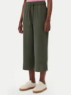 Spodnie damskie - Tom Tailor Kuloty 1045438 Zielony Regular Fit - miniaturka - grafika 1