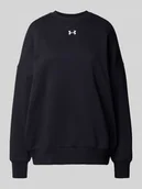 Bluzy damskie - Bluza o kroju oversized z prążkowanymi wykończeniami - miniaturka - grafika 1