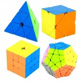 Łamigłówki - Zestaw 4 Kostki Logiczne Moyu Meilong Megaminx 4W1 - miniaturka - grafika 1