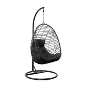 Huśtawki - Huśtawka SOLEI fotel ogrodowy z poduszką 95x95x195 - miniaturka - grafika 1