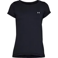 Koszulki i topy damskie - Under Armour UA HG Armour SS-BLK - XS U_1328964-001_XS - miniaturka - grafika 1