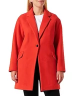 Płaszcze damskie - BOSS Płaszcz damski, jasnopomarańczowy, rozmiar 38, Bright Orange, 38 - miniaturka - grafika 1