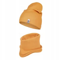 Czapki dla dzieci - Czapka Dziecięca Wiosenna Jesienna Komin Komplet Bawełna Dla Dzieci 48-56 - miniaturka - grafika 1