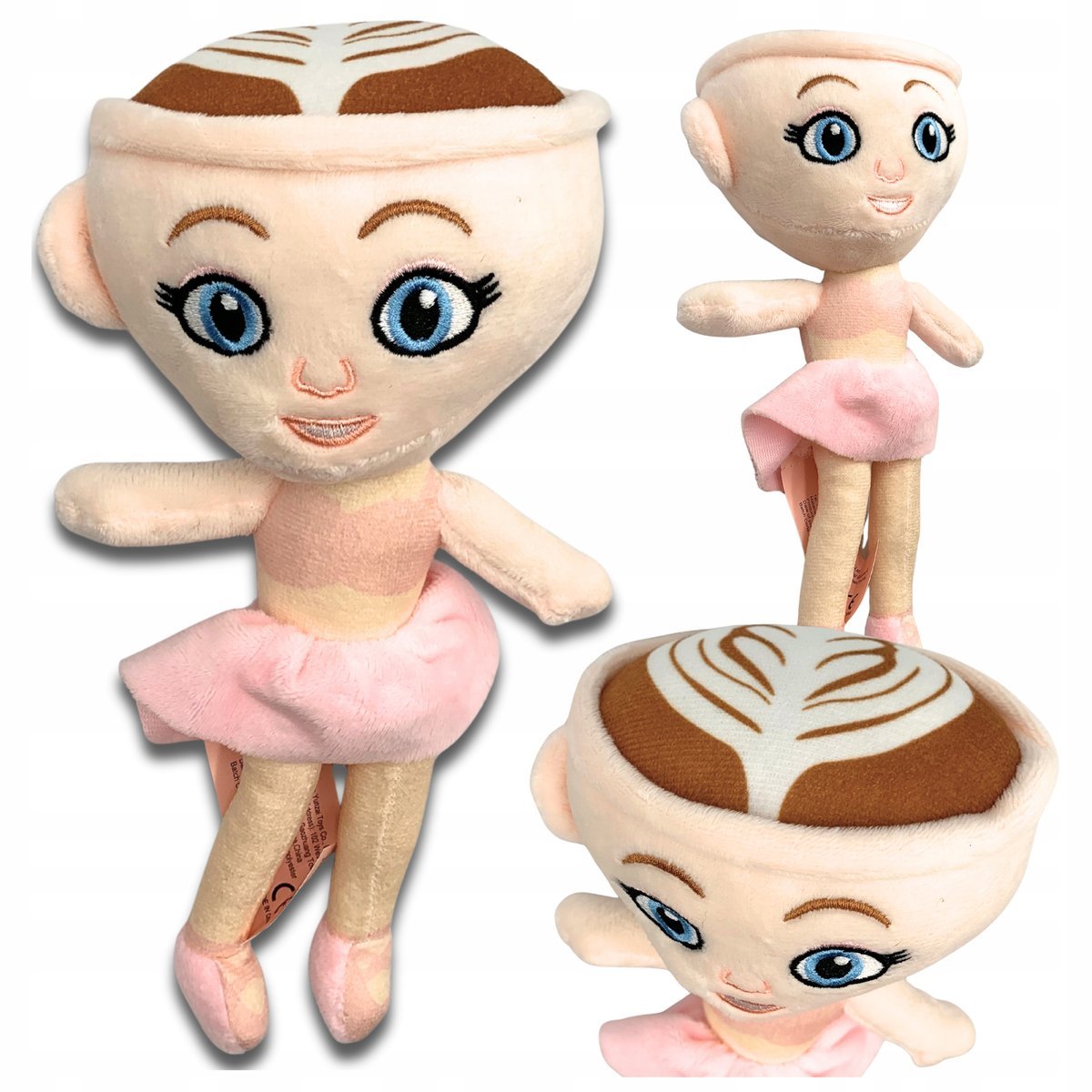 Maskotka Ballerina Cappuccina Italian Brainrot Pluszak Lalka Trend 30 cm