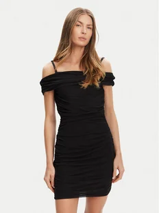 Guess Sukienka koktajlowa W5YK21 KCZC2 Czarny Slim Fit - Sukienki - miniaturka - grafika 1