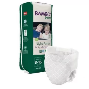 ABENA Pieluchomajtki Bambo Dreamy Boy Night, 35-50kg, 10szt. - Pieluchy - miniaturka - grafika 1