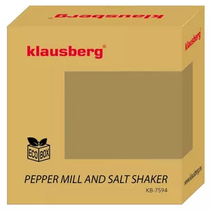 Akacjowy Młynek Do Pieprzu + Solniczka Klausberg Kb-7594 Lumarko! - Młynki do soli i pieprzu - miniaturka - grafika 4