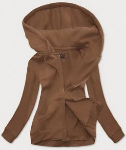 Bluza damska sportowa jasny brąz (W03-157) - J STYLE - Bluzy damskie - miniaturka - grafika 1