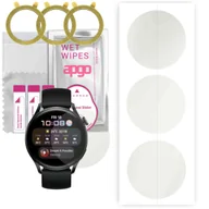 Akcesoria do smartwatchy - 3x Folia hydrożelowa MATOWA do Huawei Watch 3 - apgo Smartwatch Hydrogel MATTE Protection Ochrona na ekran smartwatcha - miniaturka - grafika 1