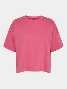 Pieces T-Shirt Chilli Summer 17118870 Różowy Loose Fit - Koszulki i topy damskie - miniaturka - grafika 1
