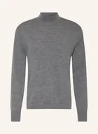 Swetry męskie - Calvin Klein Sweter Z Wełny Merynosowej grau - miniaturka - grafika 1