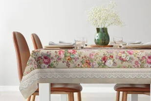 Obrus 140 x 180 Dekoracyjny Gobelinowy 1175 Oliwka - Obrusy i serwetki - miniaturka - grafika 9