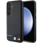 Etui i futerały do telefonów - BMW BMHCS24M22NBCK S24+ S926 czarny/black Leather Carbon - miniaturka - grafika 1