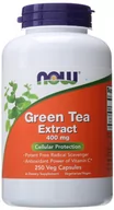 Suplementy naturalne - NOW Foods - Green Tea Extract, Zielona Herbata, 400mg, 250 vkaps - miniaturka - grafika 1
