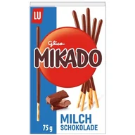 Ciastka - Mikado Lu Paluszki Oblane Mleczną Czekoladą z Niemiec 75 g - miniaturka - grafika 1