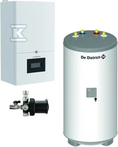 De Dietrich Pakiet z gazowym kotłem kondensacyjnym MCR4 24/AQUAvie 125 + XS90 - Piece i kotły grzewcze - miniaturka - grafika 1