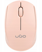 Myszki - UGO Mysz bezprzewodowa Pico Różowa - miniaturka - grafika 1
