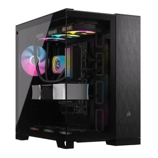 Corsair CC-9011283-WW zabezpieczenia & uchwyty komputerów Midi Tower Aluminium, Czarny - Obudowy komputerowe - miniaturka - grafika 1
