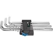 Klucze i nasadki - Wera 05022130001 950/9 L Hex-Plus HF 1 zestaw kluczy kątowych matowo chromowanych 9-częściowy - miniaturka - grafika 1