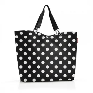 Torba shopper xl, dots white kod: RZU7073 - Torby i wózki na zakupy - miniaturka - grafika 1