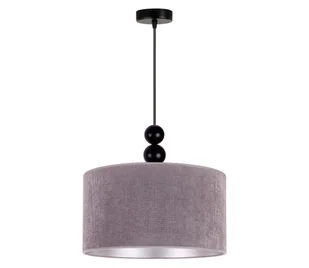 Duolla - Żyrandol na lince LYON 1xE27/15W/230V śr. 40 cm szary - Lampy sufitowe - miniaturka - grafika 1