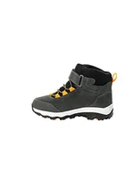 Buty dla chłopców - Jack Wolfskin Dzieci uniseks VOJO LT TEXAPORE MID K buty na zewnątrz, slate Zielony, 28 EU - miniaturka - grafika 1