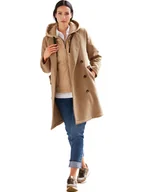 Kurtki damskie - Heine Płaszcz zimowy w kolorze jasnobrązowym - miniaturka - grafika 1