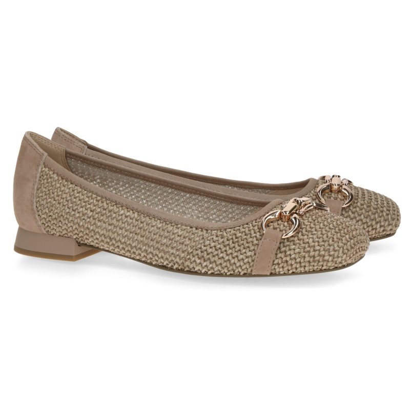 Baleriny damskie Caprice 9-22503-42 311 BARK COMB 36