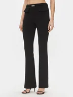 Spodnie damskie - Rinascimento Spodnie materiałowe CFC0117520003 Czarny Bootcut Fit - miniaturka - grafika 1
